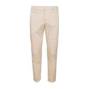 Dondup Slim Cuffed Hem Pants Men Beige